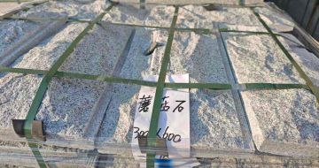 天水芝麻白蘑菇石，自然面