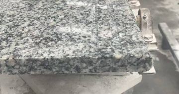 天水芝麻白楼梯踏步 芙蓉白