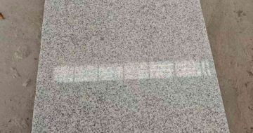 天水芝麻白光面毛板