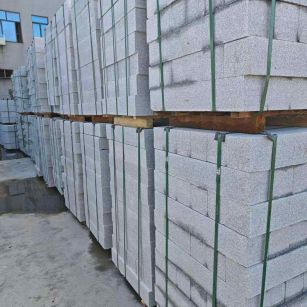 天水芝麻白路牙石，路侧石