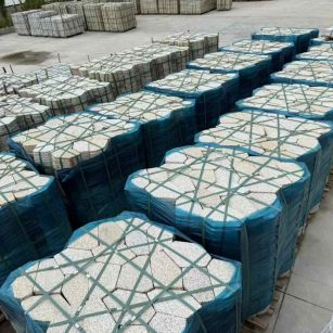 天水黄金麻冰裂纹 碎拼