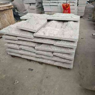 天水芝麻白蘑菇石，自然面