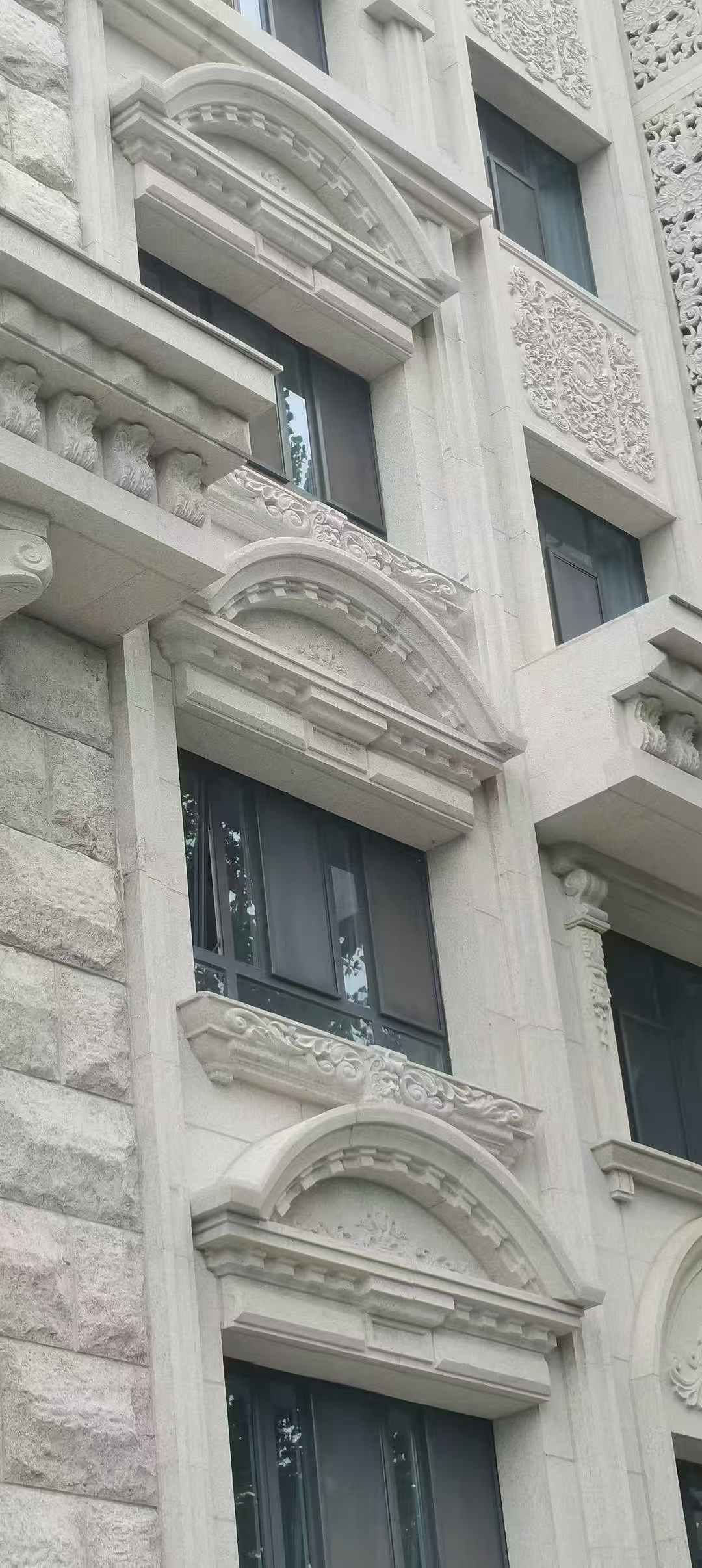 天水芝麻白异形 石材异形定制