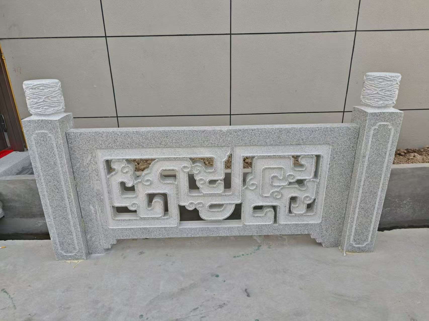 天水芝麻白河道栏杆 桥栏杆