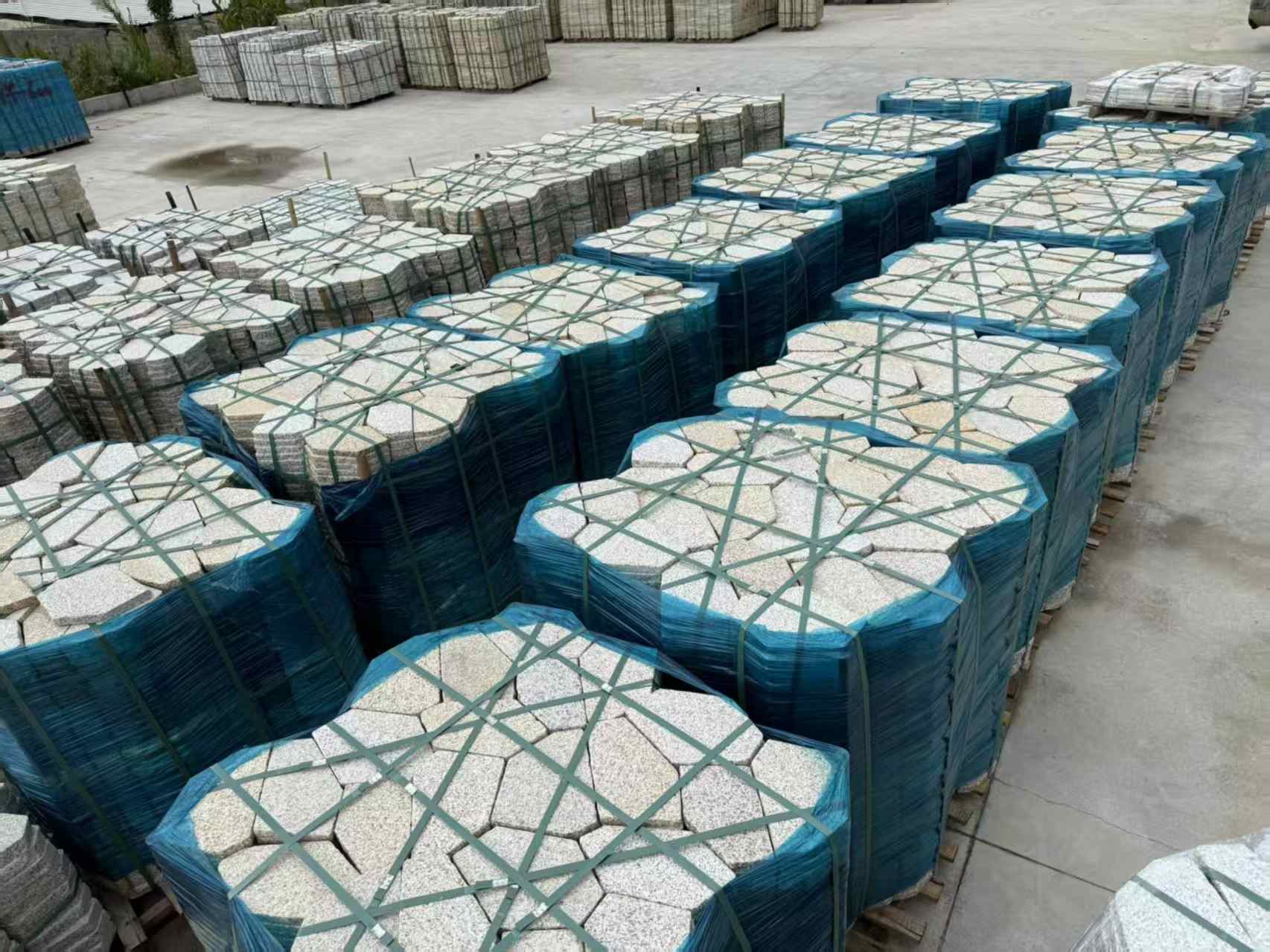 天水黄金麻冰裂纹 碎拼