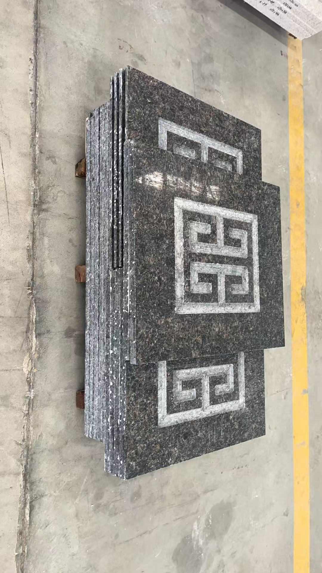 天水英国棕回纹雕刻版